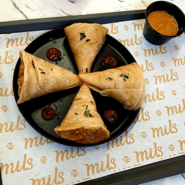 Paratha Cones, Chicken