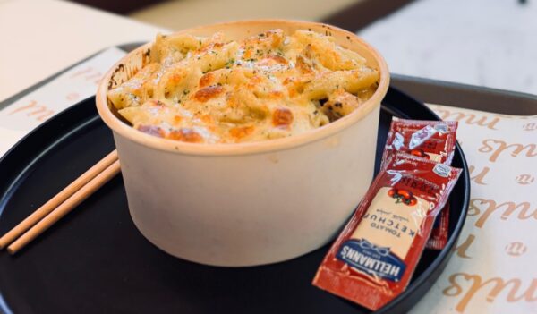 Baked Chicken Cheese Pasta (Italian) <br> باستا بالجبن والدجاج المخبوزة (إيطالية)