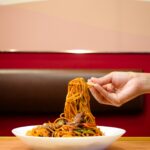 Mi Goreng Noodles, Veg (Malaysian) <br> نودلز مي جورينغ النباتية (ماليزية)