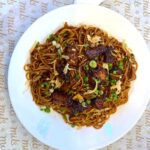 Mi Goreng Noodles, Shrimps/Chicken (Malaysian) <br> نودلز مي جورينغ، روبيان (ماليزي)