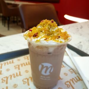 Kunafa Pistachio Chocolate Milkshake
