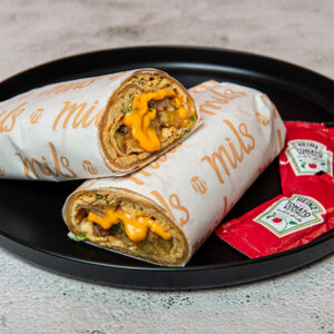 Burrito Double Up Veg Wrap <br> لفائف بوريتو الخضار