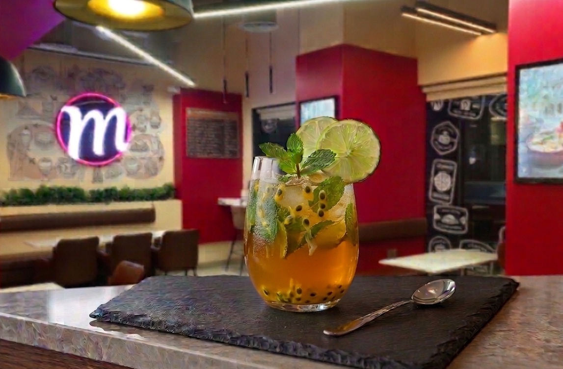 Passionfruit Mojito <br> موهيتو فاكهة الباشن